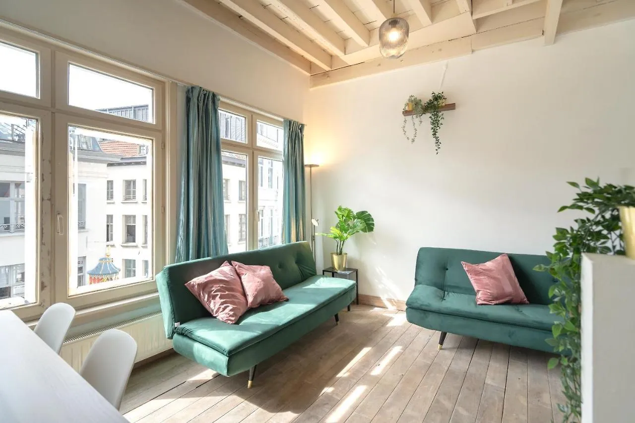 Apartament Tempel Triplex & Duplex At Historic Heart Of Antwerpia Belgia