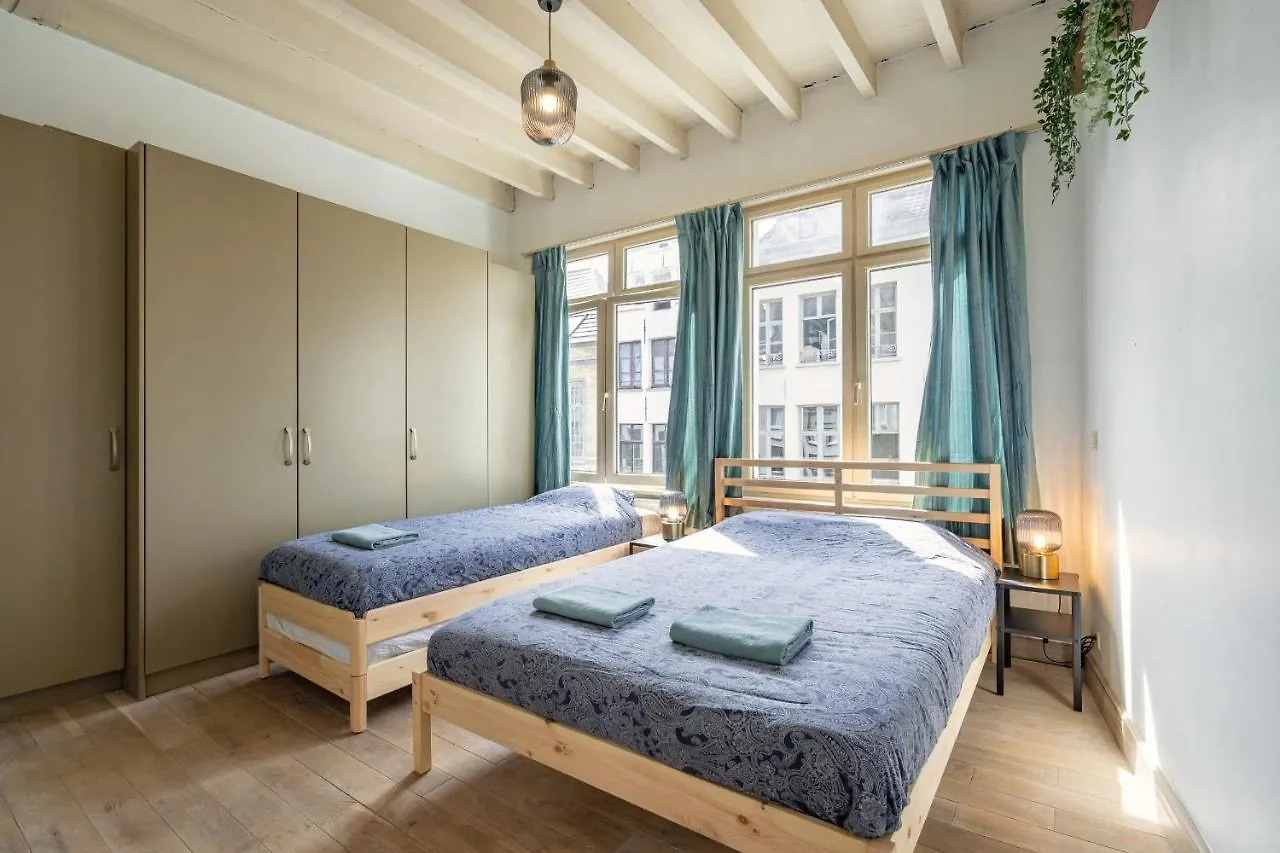 Tempel Triplex & Duplex At Historic Heart Of Antwerp Apartman